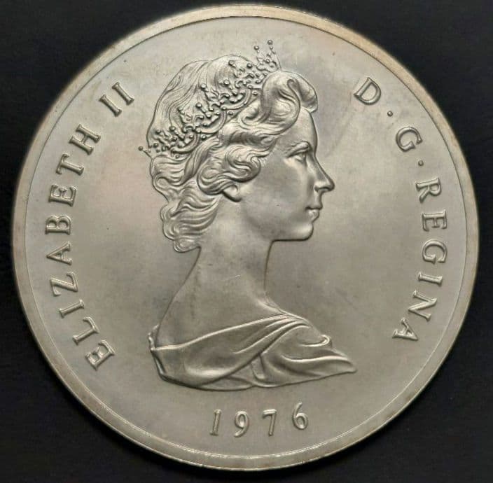 タークス・カイコス諸島 エリザベス二世 50クラウン銀貨 1976年 - メルカリ