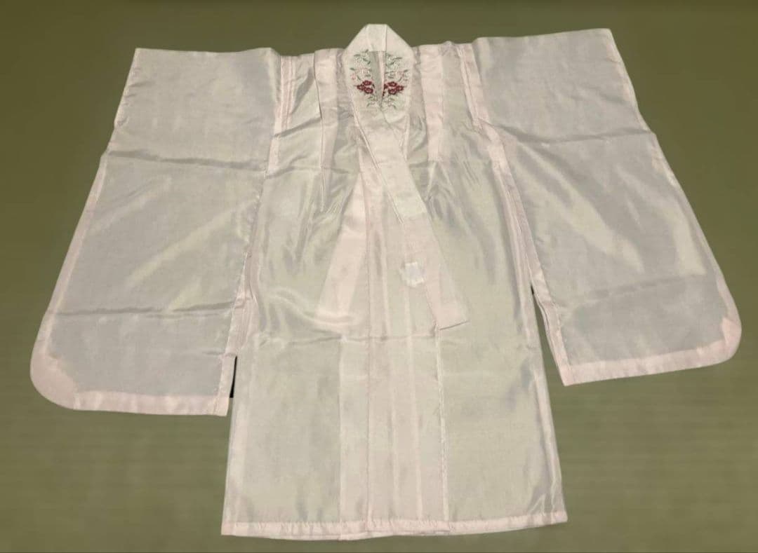 京都花ひめ　七五三　三歳　被布　着物セット 足袋 髪飾り　フルセット　女の子