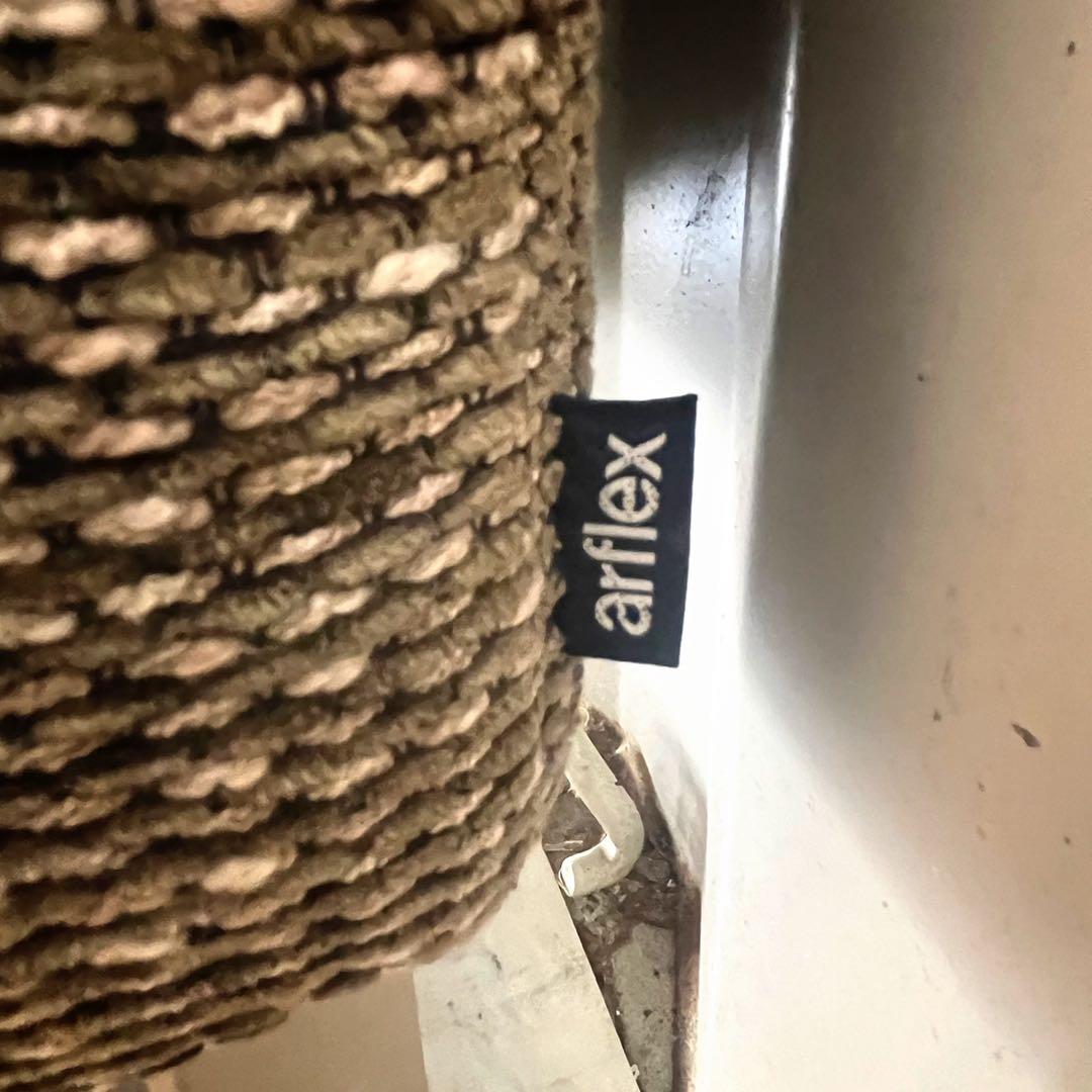 取付無料！アルフレックス VASCA ブラウン系ファブリック左アームソファ✨