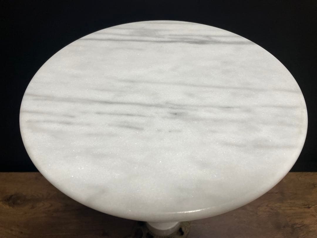 大理石 サイドテーブル 真鍮 コンソールテーブル インテリア 花台 アンティーク