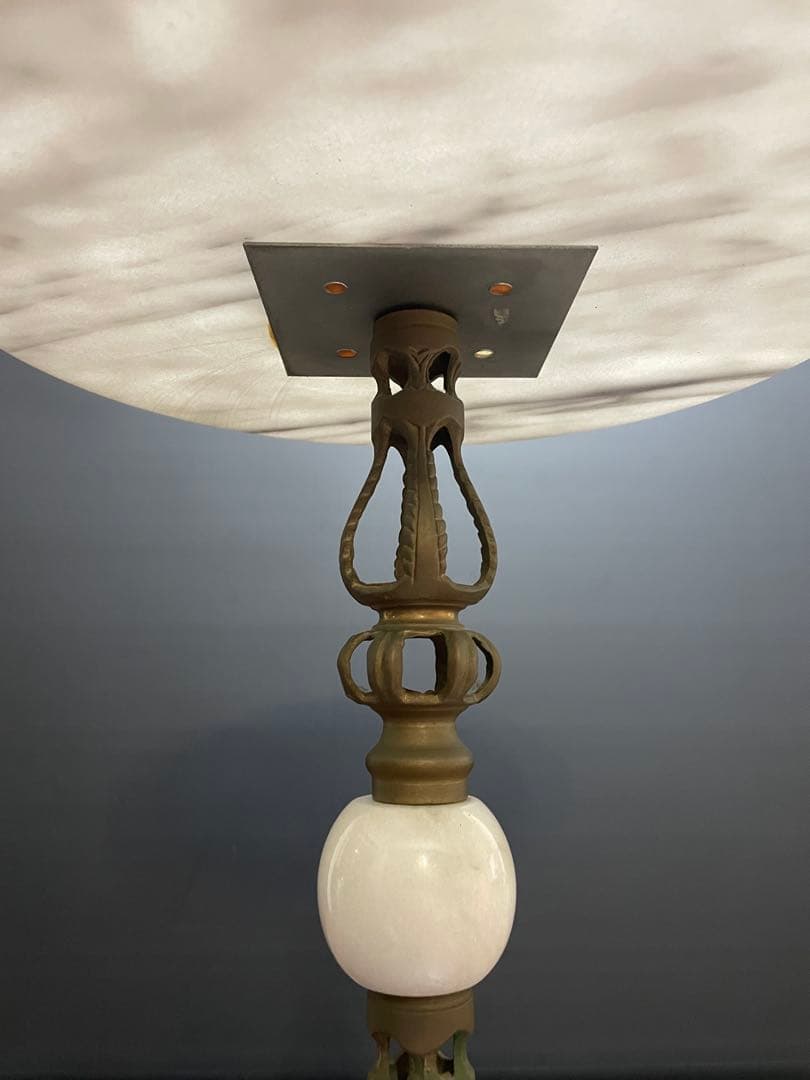 大理石 サイドテーブル 真鍮 コンソールテーブル インテリア 花台 アンティーク