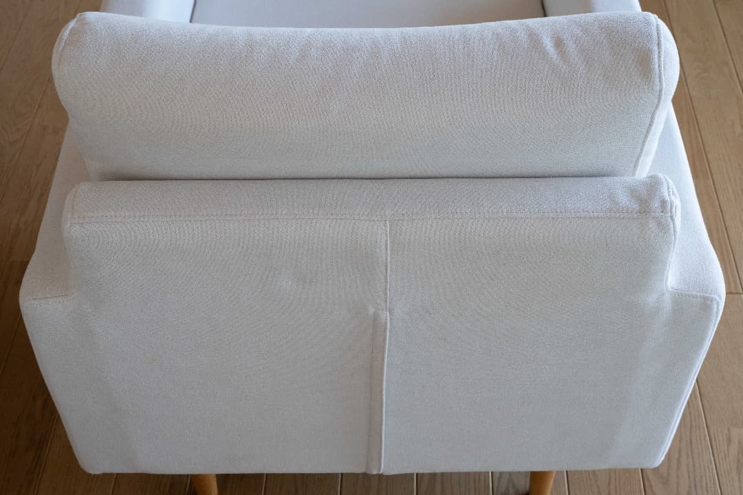 【送料込】高野木工　レオソファ 1人掛け （アイボリー）