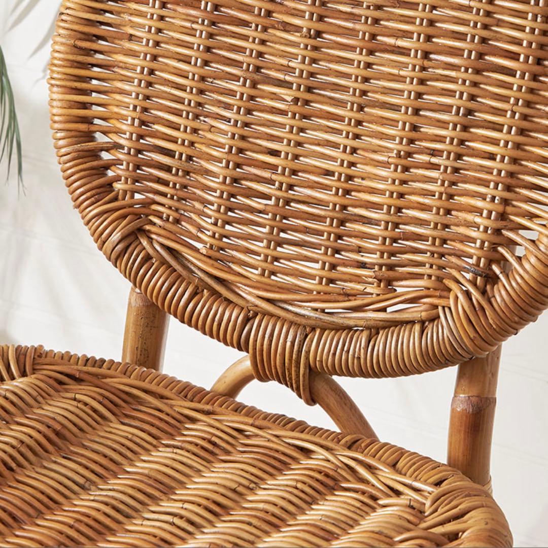 みけとら　ラタン　チェア　ナチュラル　アラログ　新品未使用