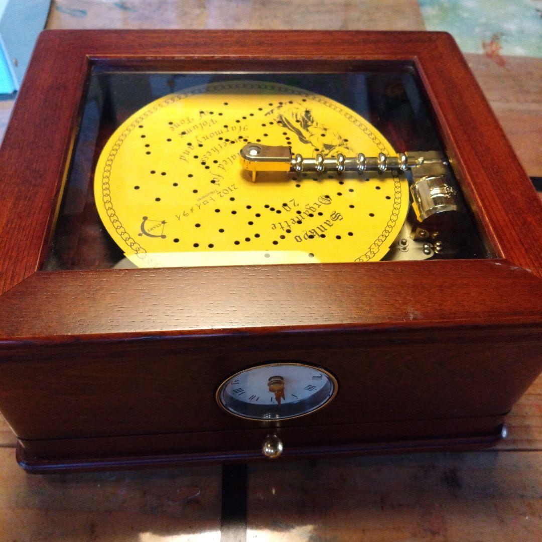 さらに値引き！　SANKYO オルガニート20 純正律オルゴール機能付き置時計