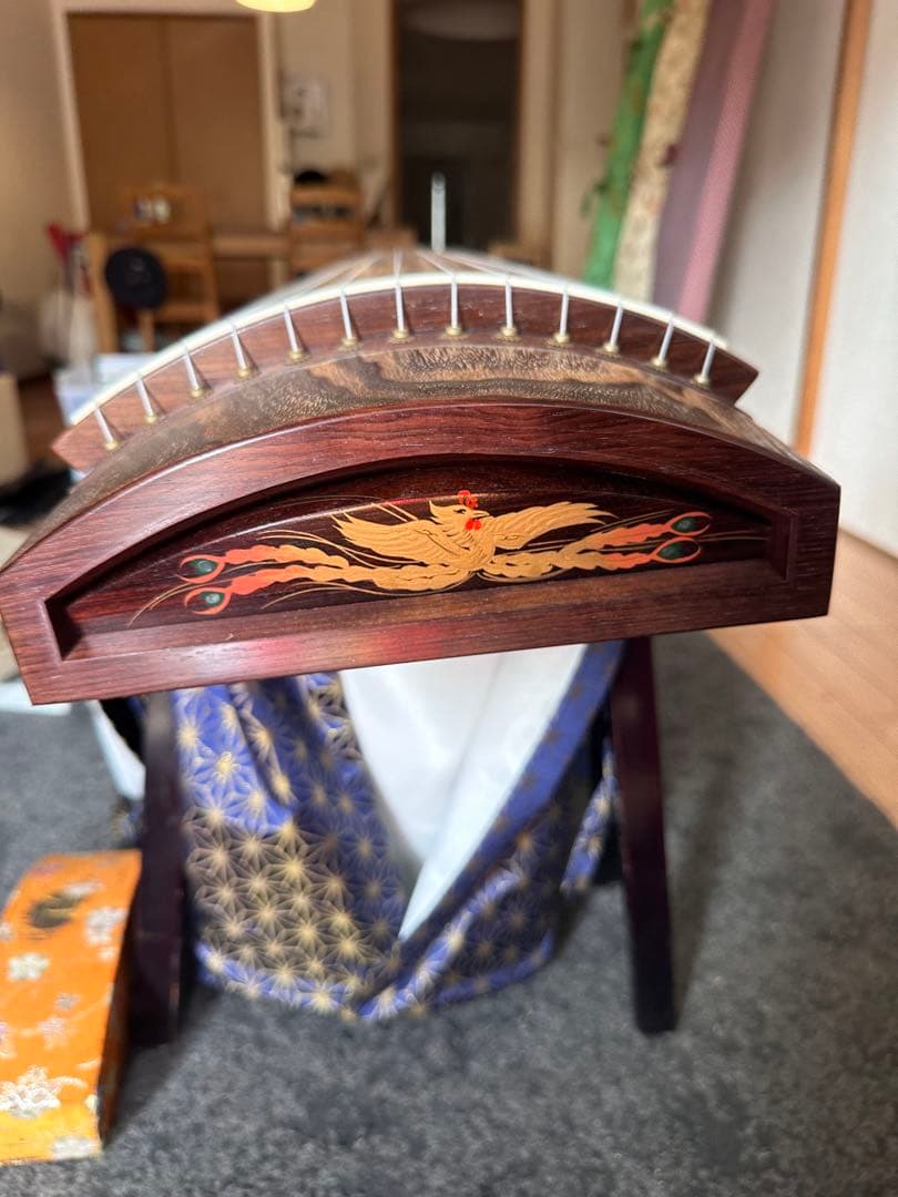 琴 箏 13弦 生田流 お稽古用 並甲 サトウ楽器 付属品有り