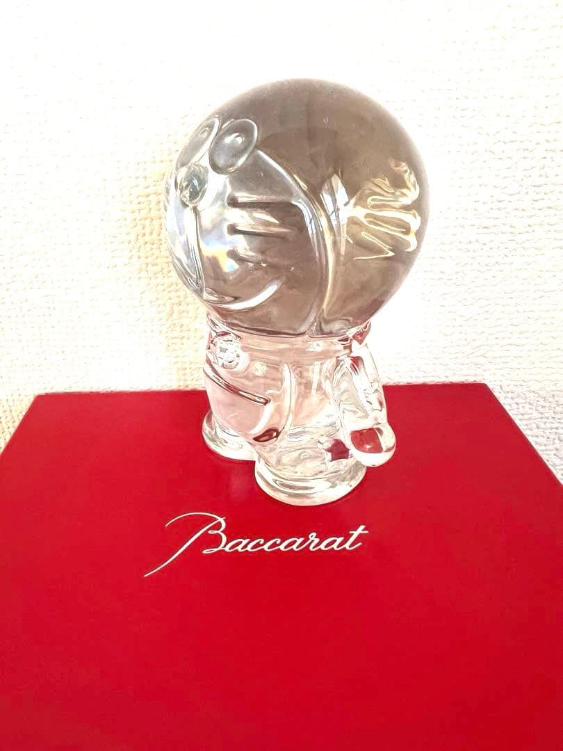 【新品未使用•箱付き】Baccarat ドラえもん クリスタルフィギュア
