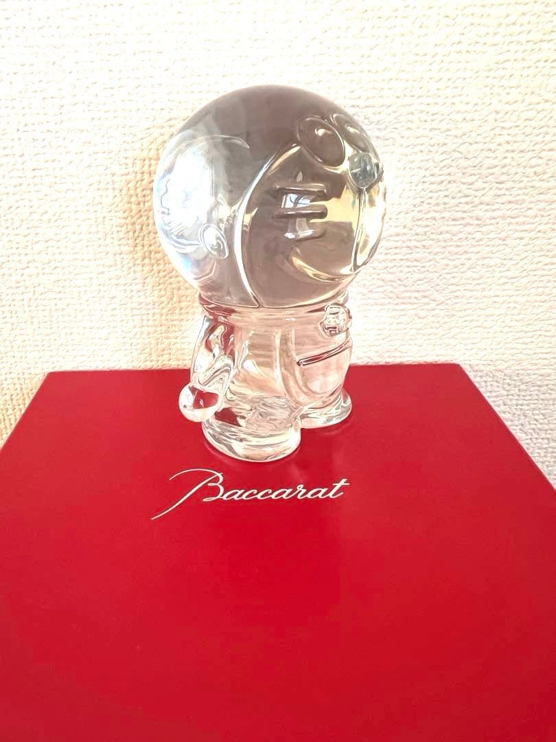 【新品未使用•箱付き】Baccarat ドラえもん クリスタルフィギュア