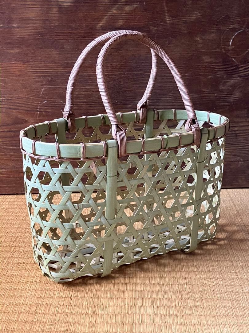 竹細工　竹のバッグ