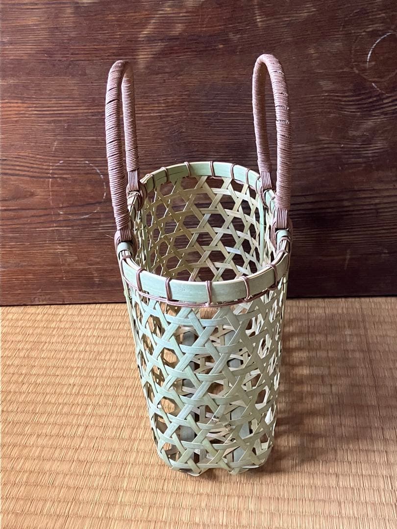 竹細工　竹のバッグ