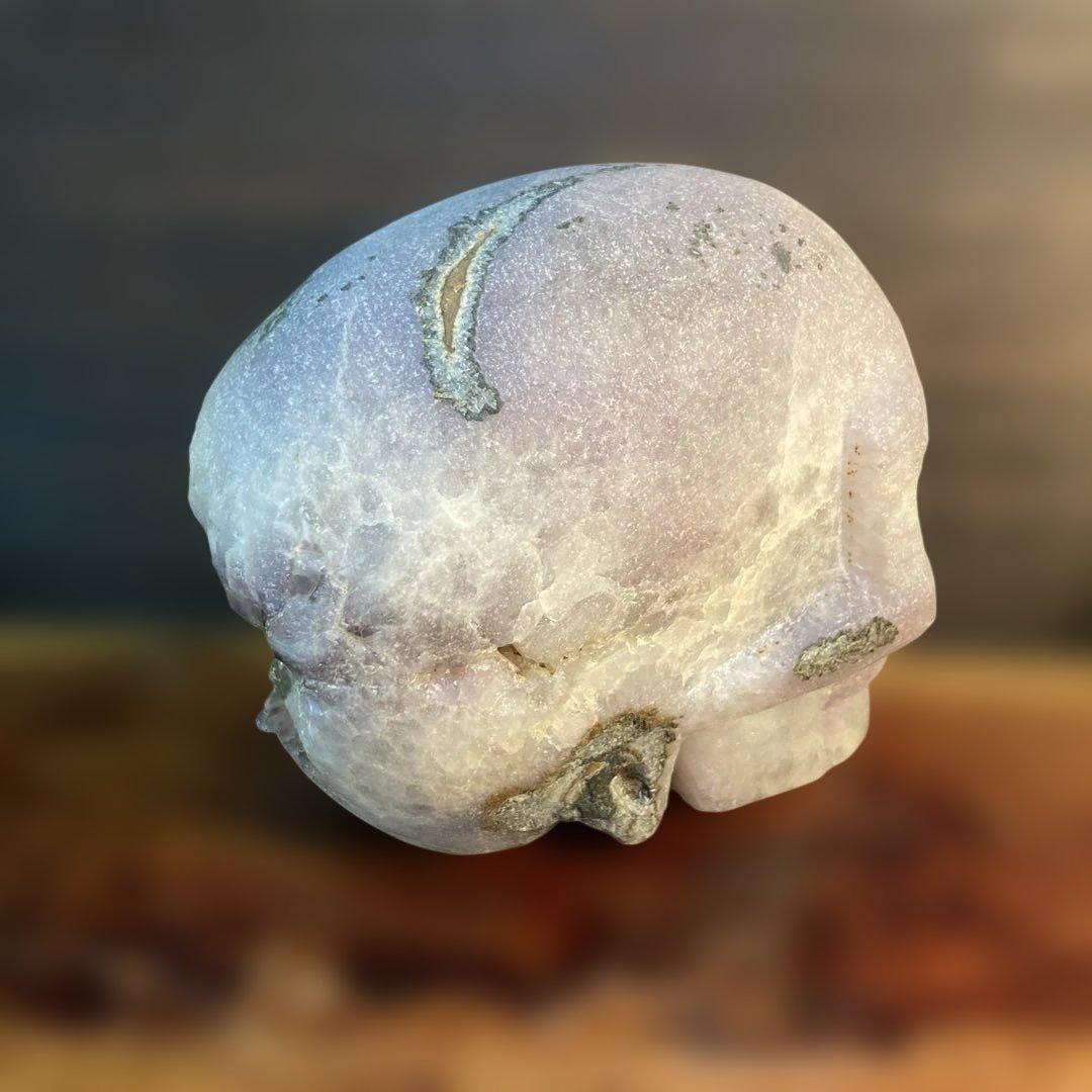 アメジスト　クリスタル　スカル 天然石 頭蓋骨