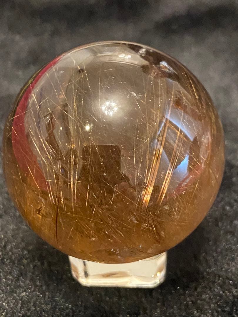 【魔除・金・仕・商繁】虹⭐️超特大！タイチンスモーキー！ゴールドルチル⭐️ R113