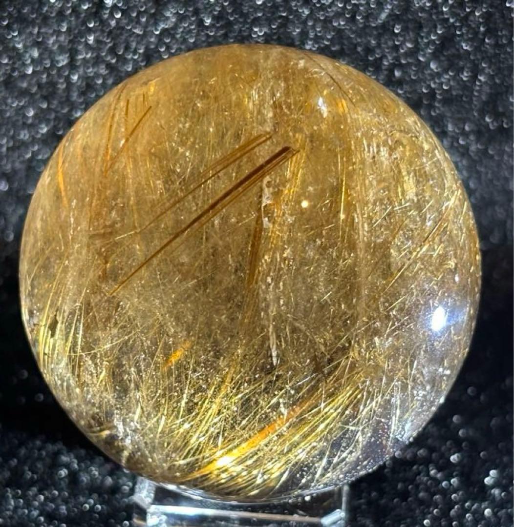 【魔除・金・仕・商繁】虹⭐️超特大！タイチンスモーキー！ゴールドルチル⭐️ R113