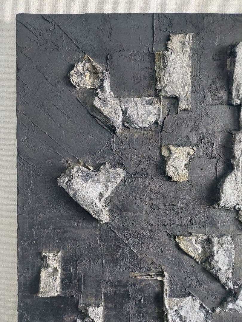 テクスチャーアート☆≒60×42×3㎝ 抽象画 現代アート インテリア