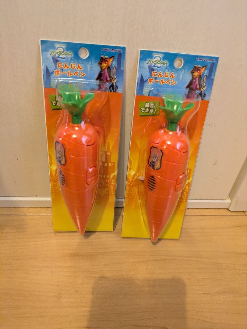 ズートピア2 にんじんペン 録音機能付 ジュディ ニック ボールペン