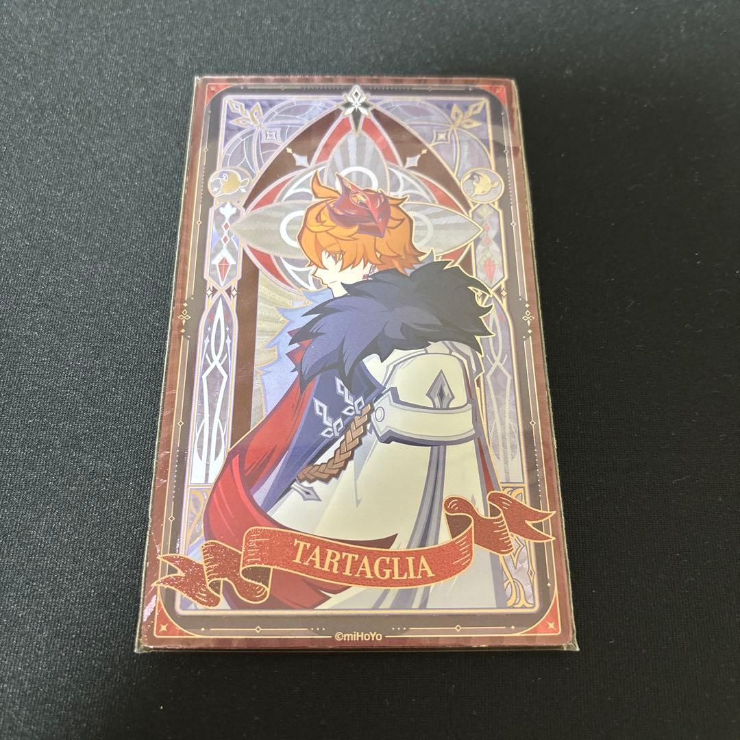 原神 厳霜と狂焔シリーズ ホログラムカード タルタリヤ シークレット