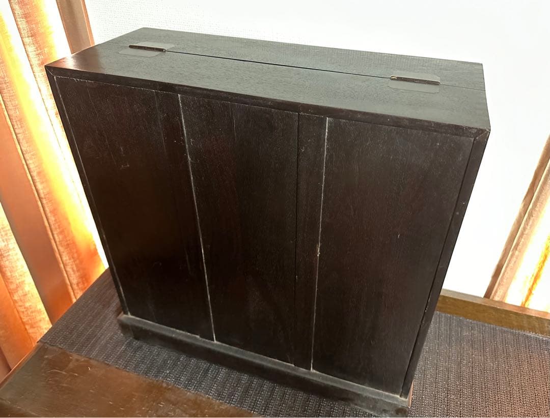 ☆黄金龍の豪華彫刻が美しい木製飾り棚☆ヴィンテージ家具 骨董