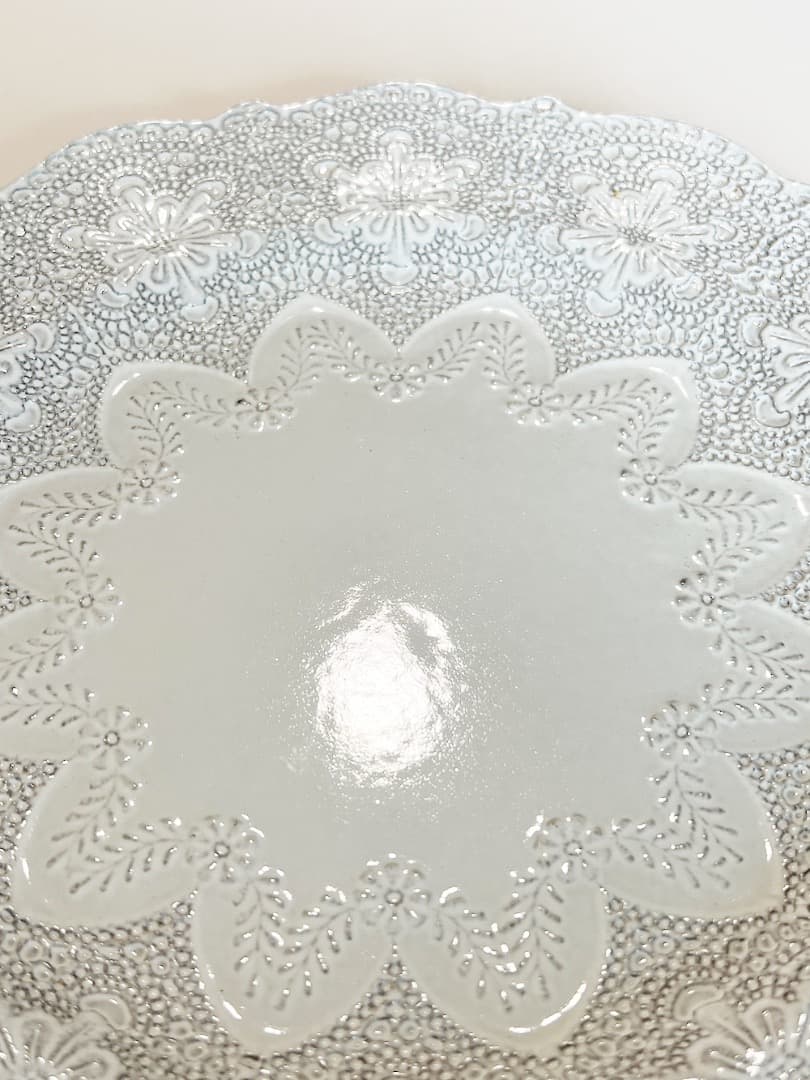 BLANC D'IVOIRE　ディナープレート　28cm　ホワイト　3枚