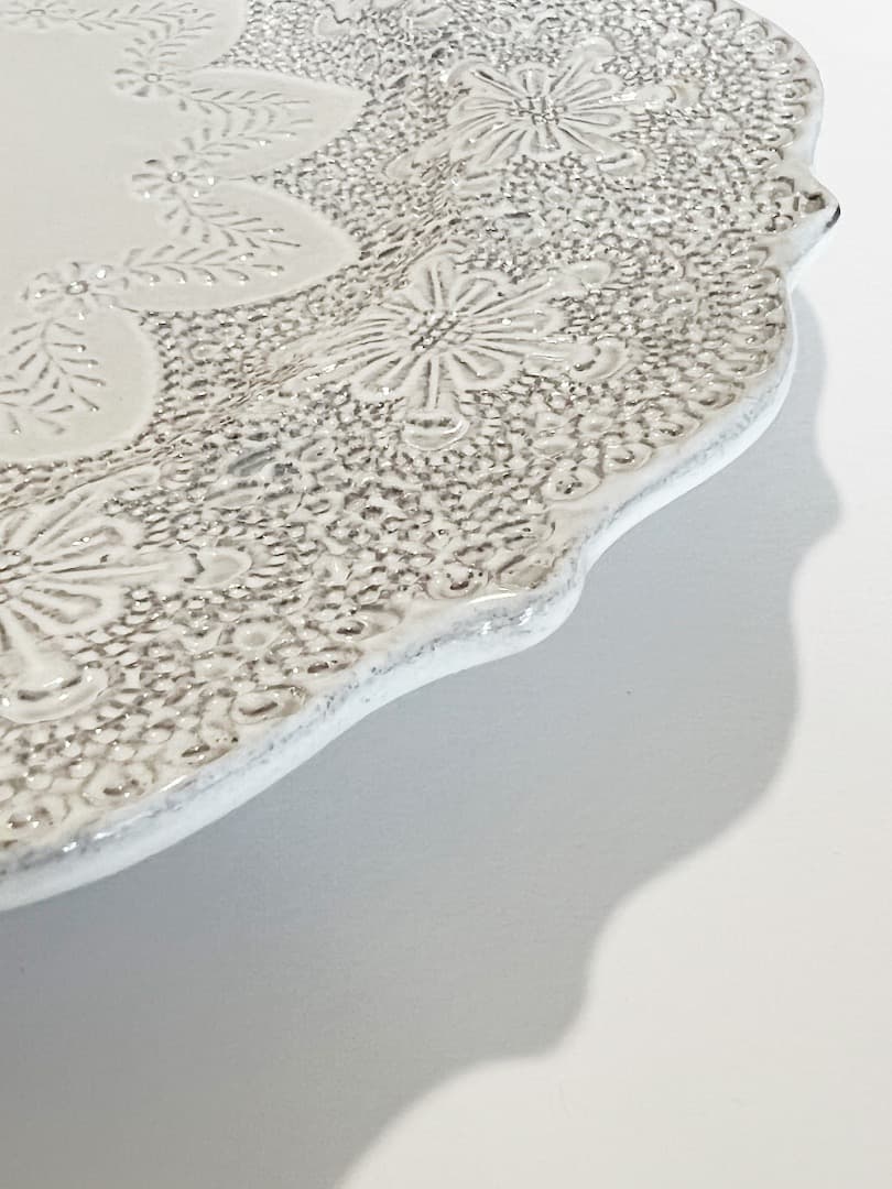 BLANC D'IVOIRE　ディナープレート　28cm　ホワイト　3枚