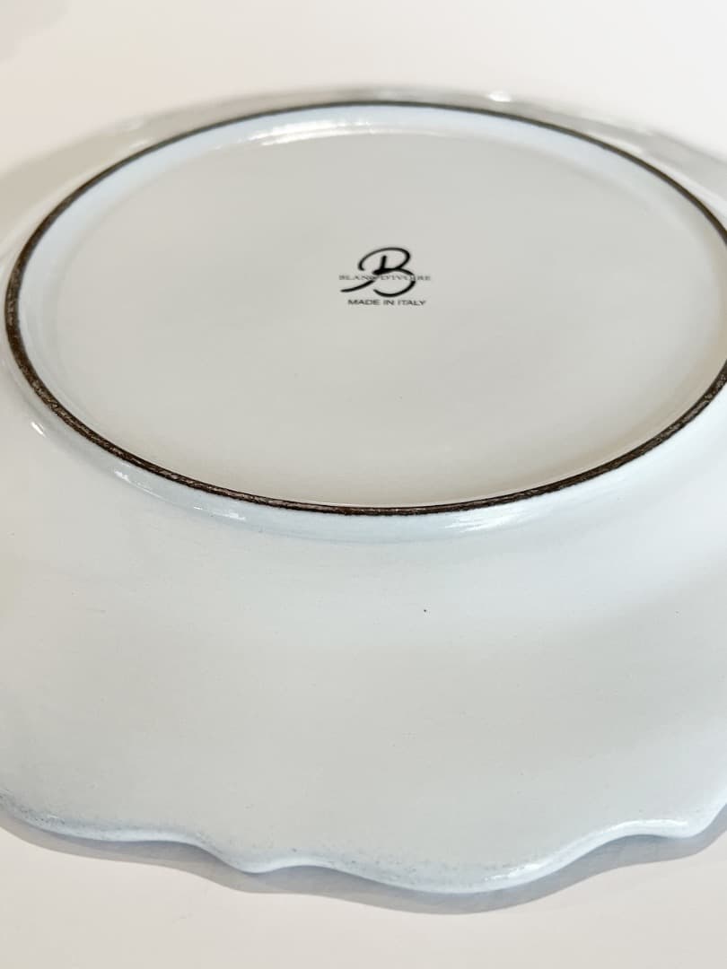 BLANC D'IVOIRE　ディナープレート　28cm　ホワイト　3枚