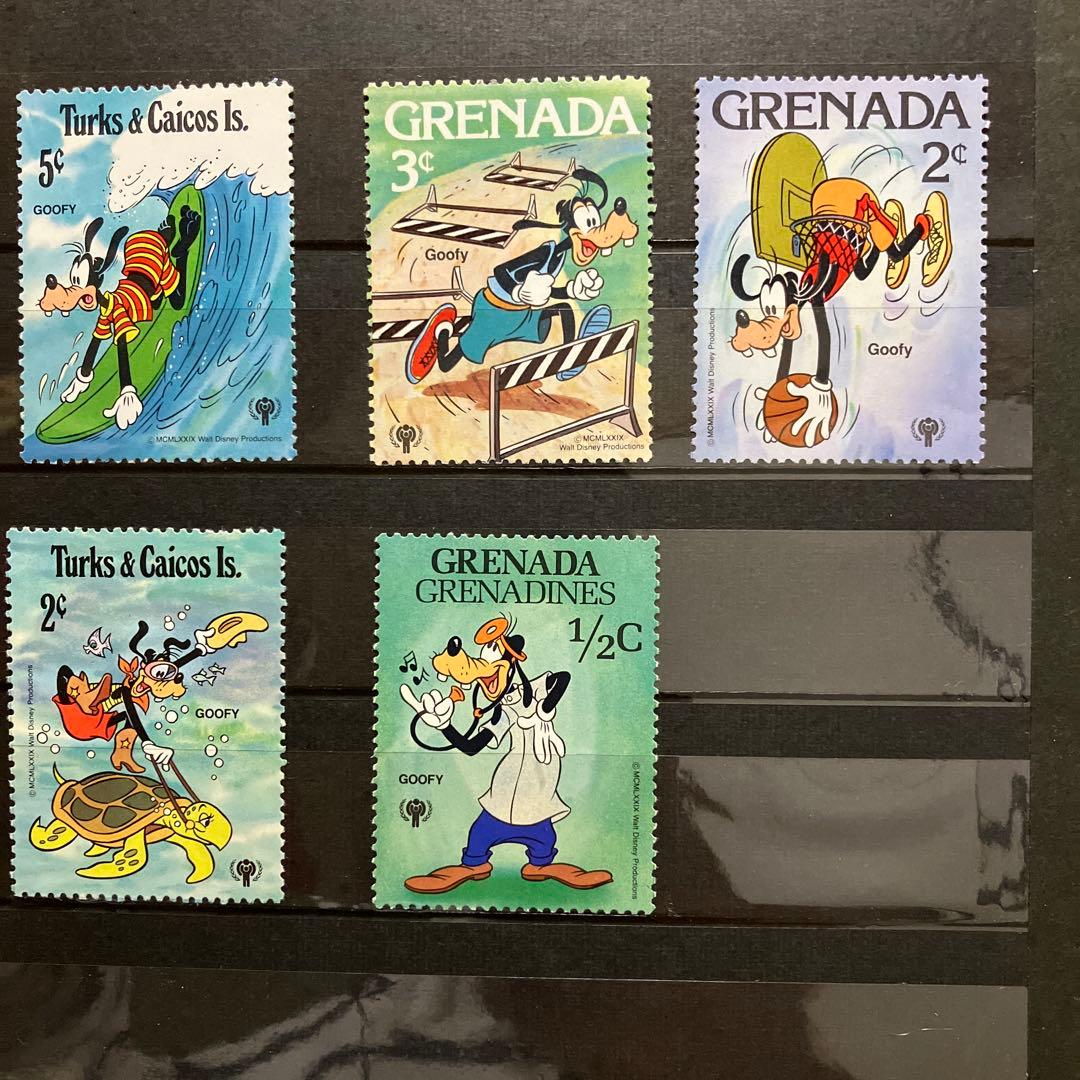 ディズニー 外国切手セット（未使用） - メルカリ