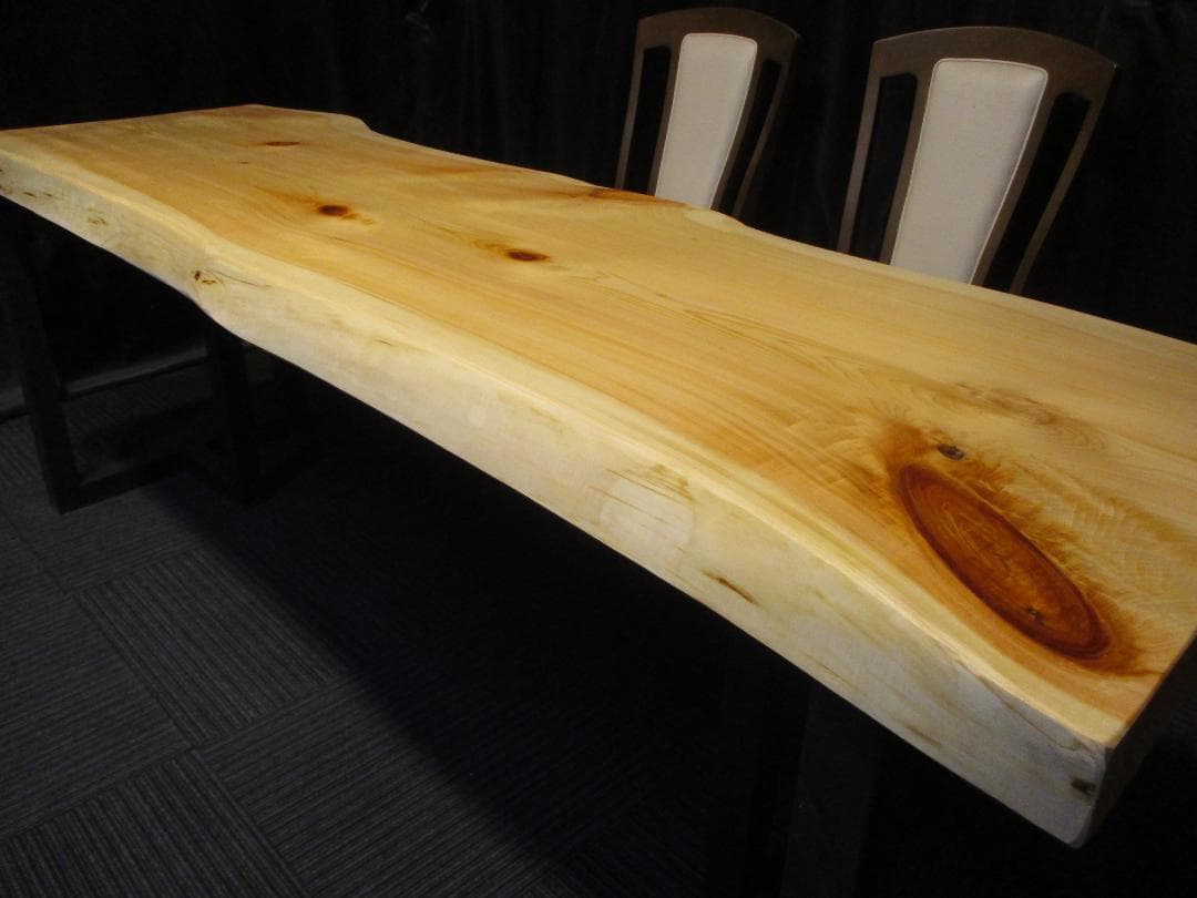 # 891■　檜　ヒノキ　テーブル　ローテーブル　ダイニング　カウンター　一枚板