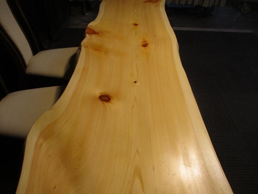 # 891■　檜　ヒノキ　テーブル　ローテーブル　ダイニング　カウンター　一枚板