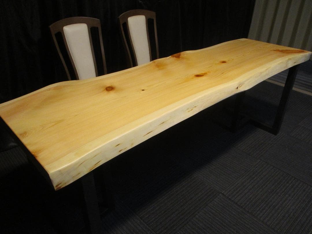 # 891■　檜　ヒノキ　テーブル　ローテーブル　ダイニング　カウンター　一枚板