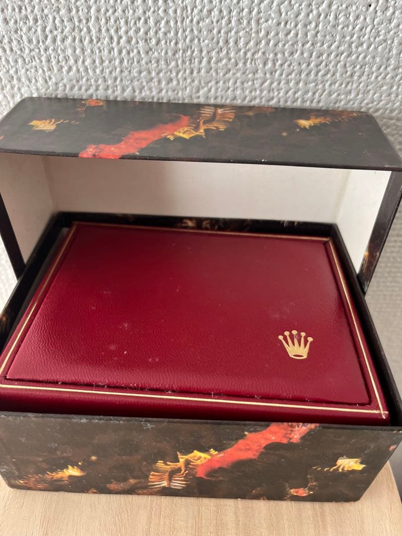 【ROLEX純正 14.00.02】赤レザーオイスターパーペチュアデイトジャス