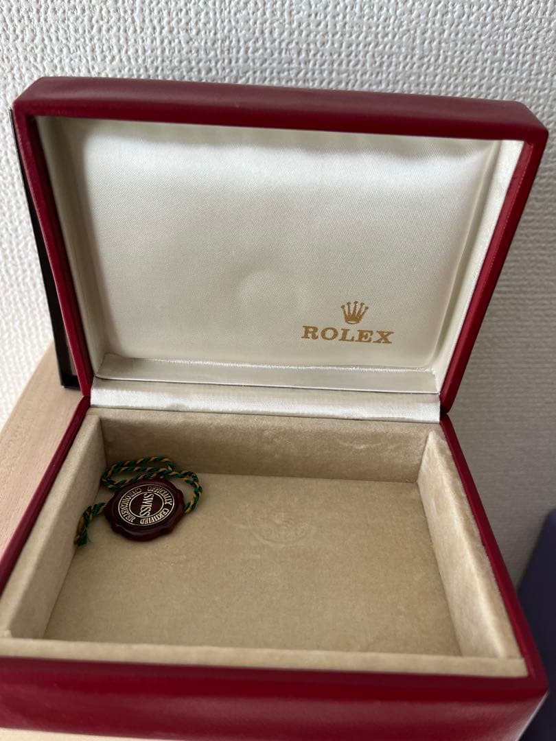 【ROLEX純正 14.00.02】赤レザーオイスターパーペチュアデイトジャス