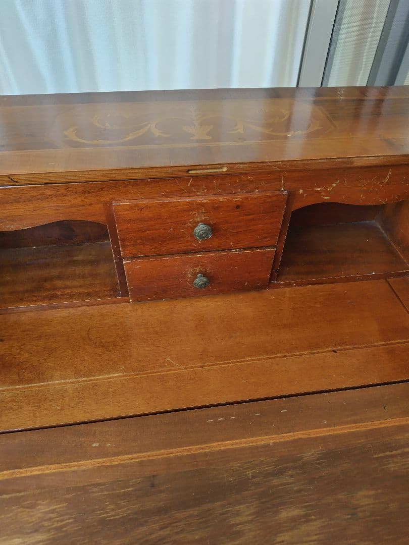 アンティーク　イタリア家具　タロッコ社　ライティングビューロー