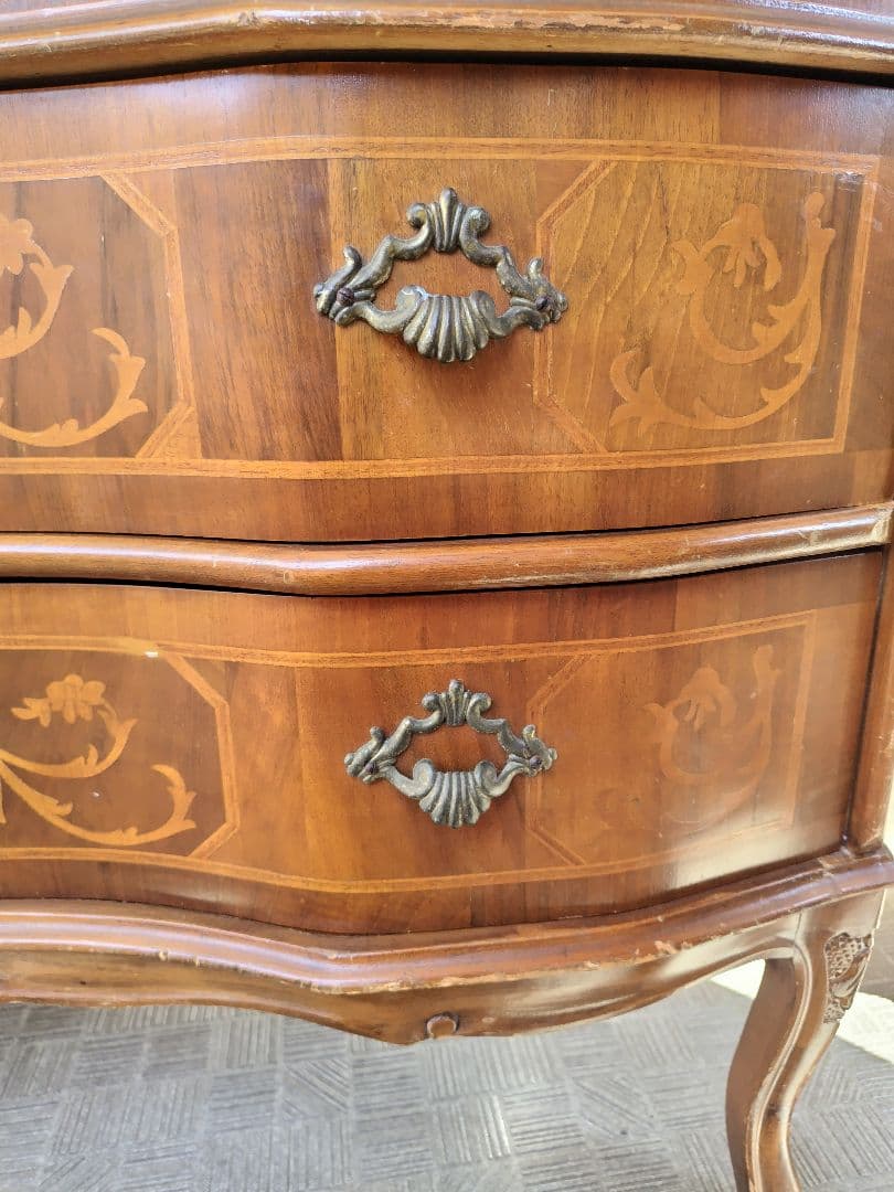 アンティーク　イタリア家具　タロッコ社　ライティングビューロー