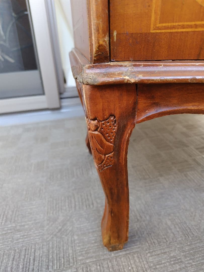 アンティーク　イタリア家具　タロッコ社　ライティングビューロー