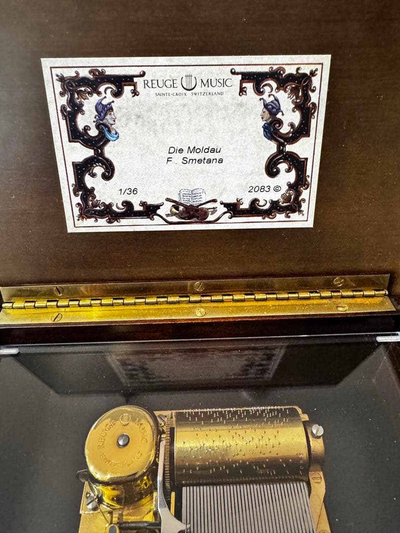 Reuge Music 36弁 オルゴール Die Moldau