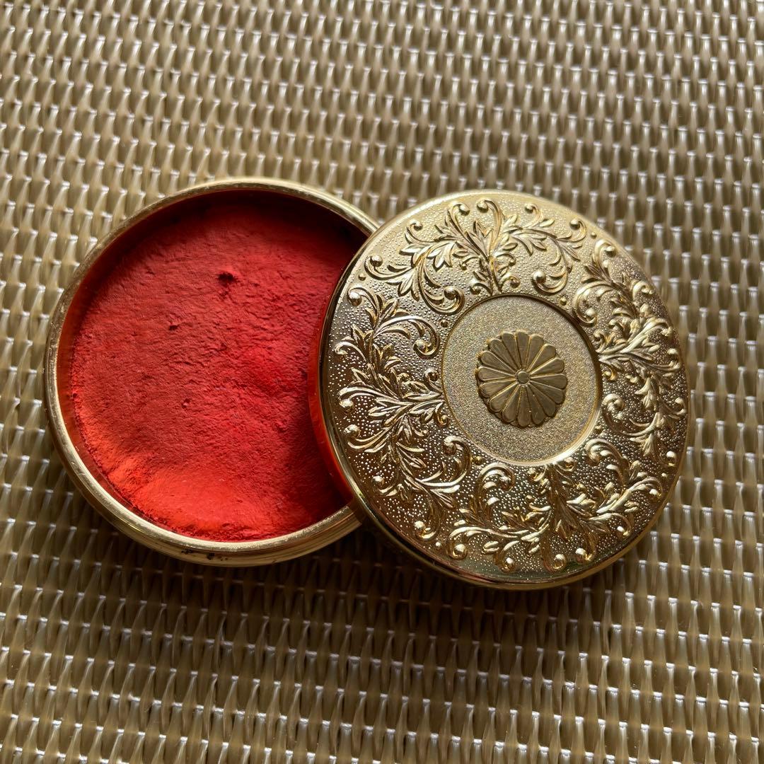 ☆24KGP☆菊の御紋入朱肉入れ - メルカリ