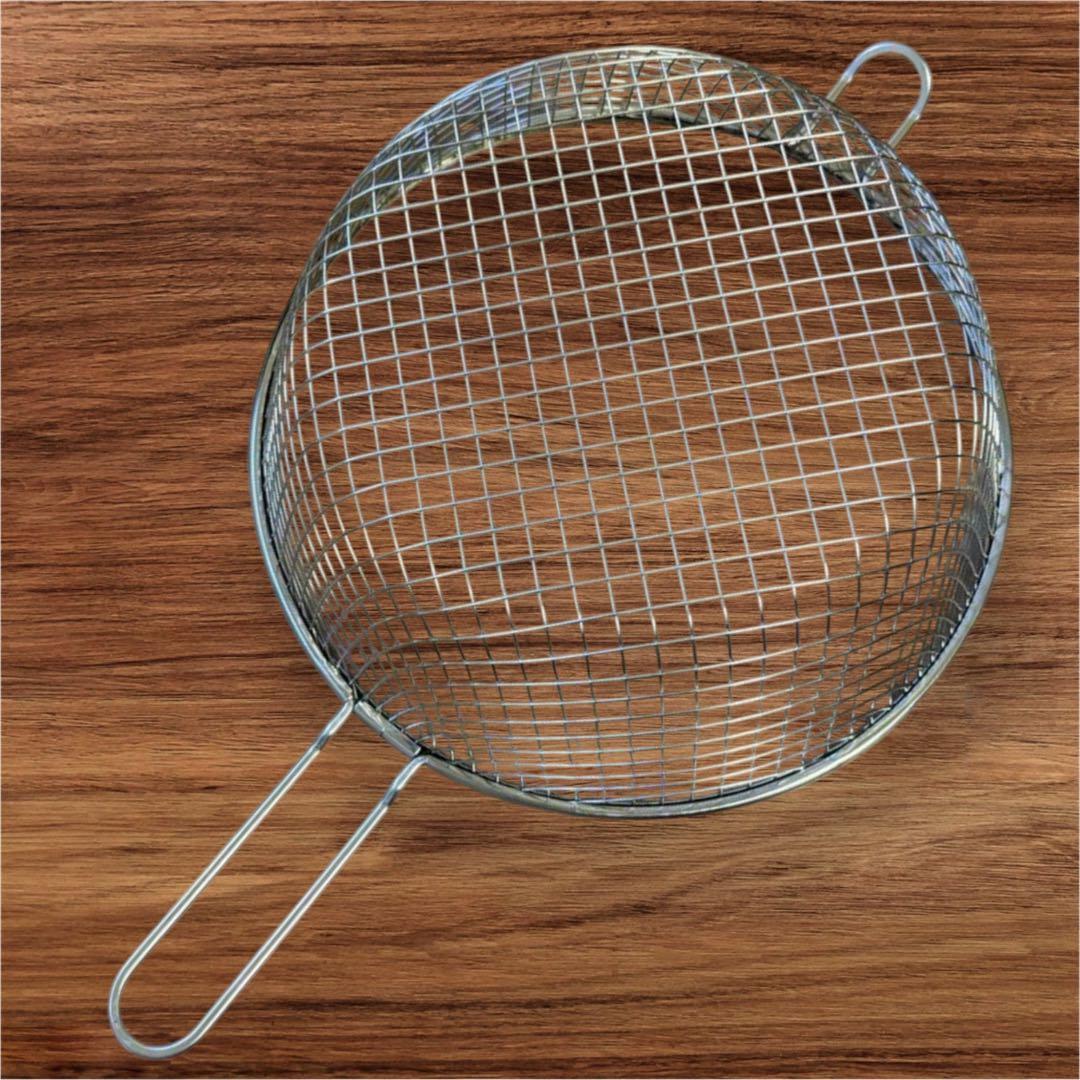 ラバーゼ 揚げ物鍋 28センチ IH可　網付き 美品！