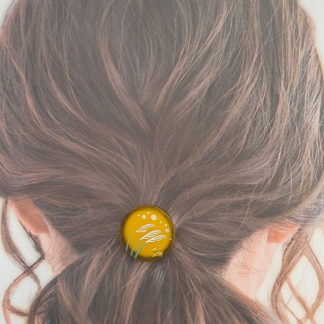 【25-10.order05】　ハンドメイド　レジン　ヘアゴム