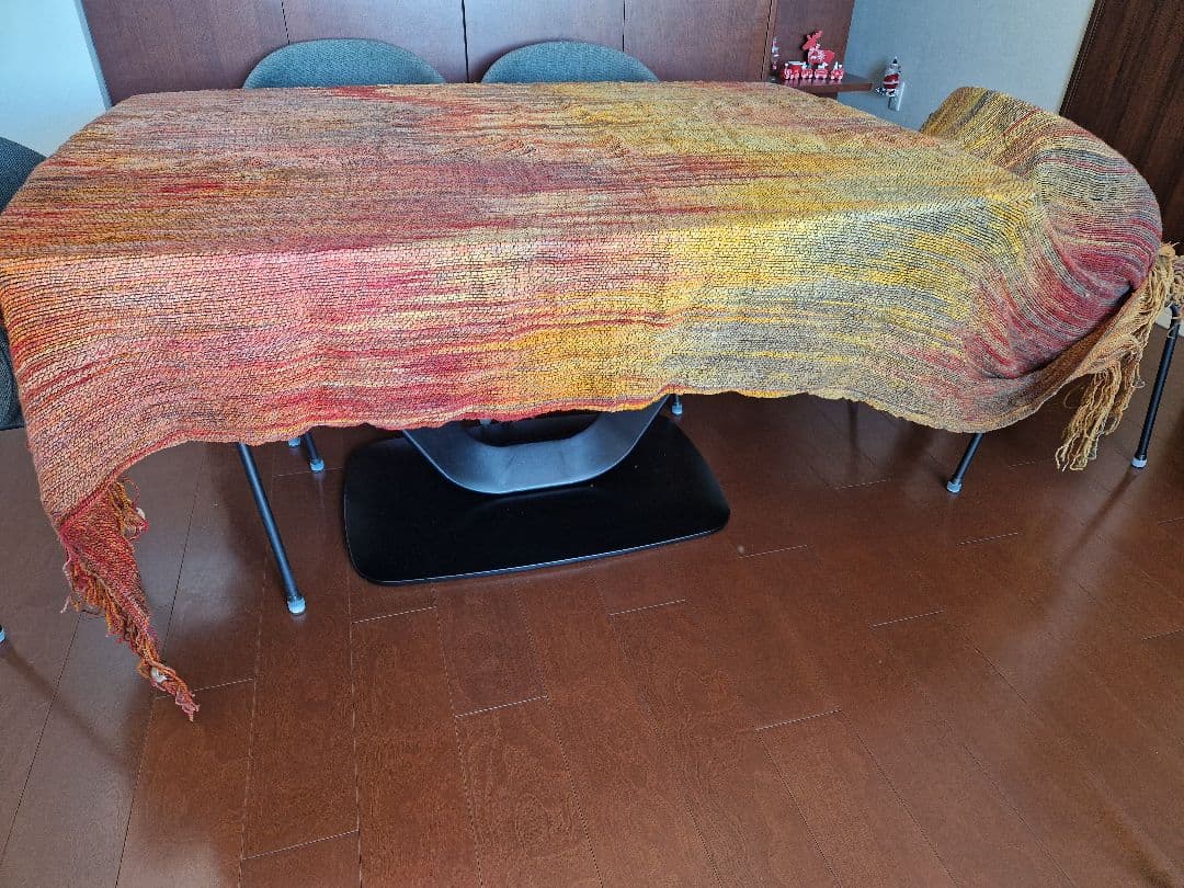 アースカラー ウールの織物