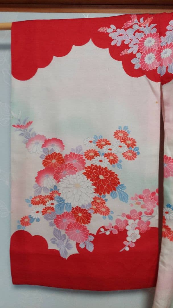 NA132アンティーク子供着物正絹七五三着丈99センチ裄丈47センチ