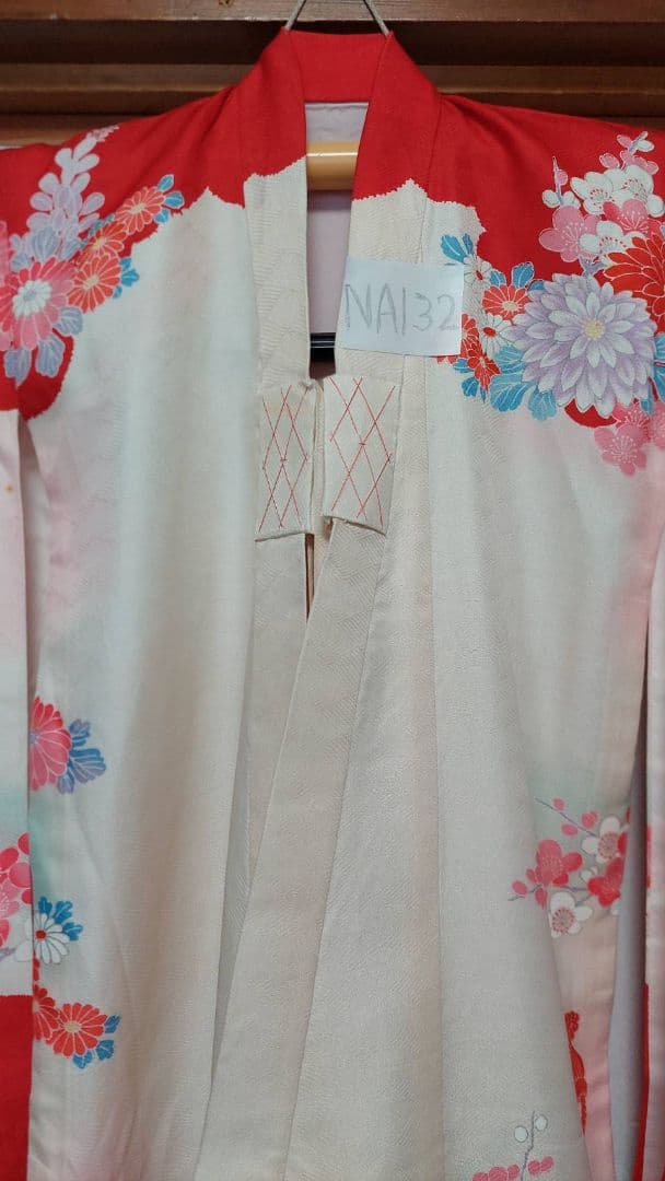 NA132アンティーク子供着物正絹七五三着丈99センチ裄丈47センチ