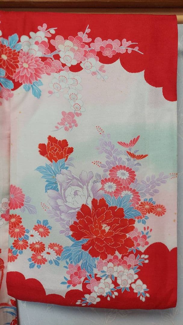 NA132アンティーク子供着物正絹七五三着丈99センチ裄丈47センチ