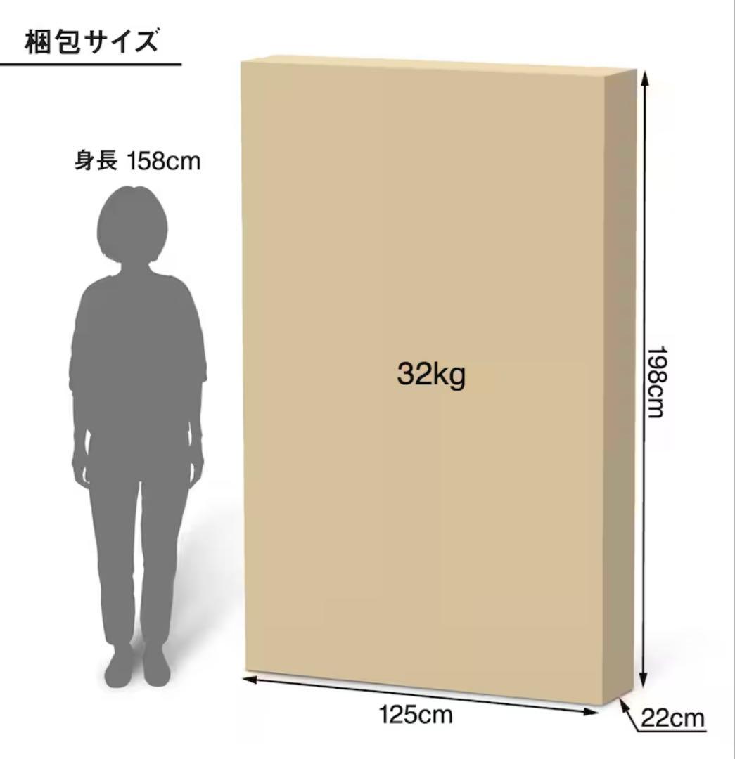 しっかり体を支えるマットレス　スタンダードポケットコイル⭐︎無印良品