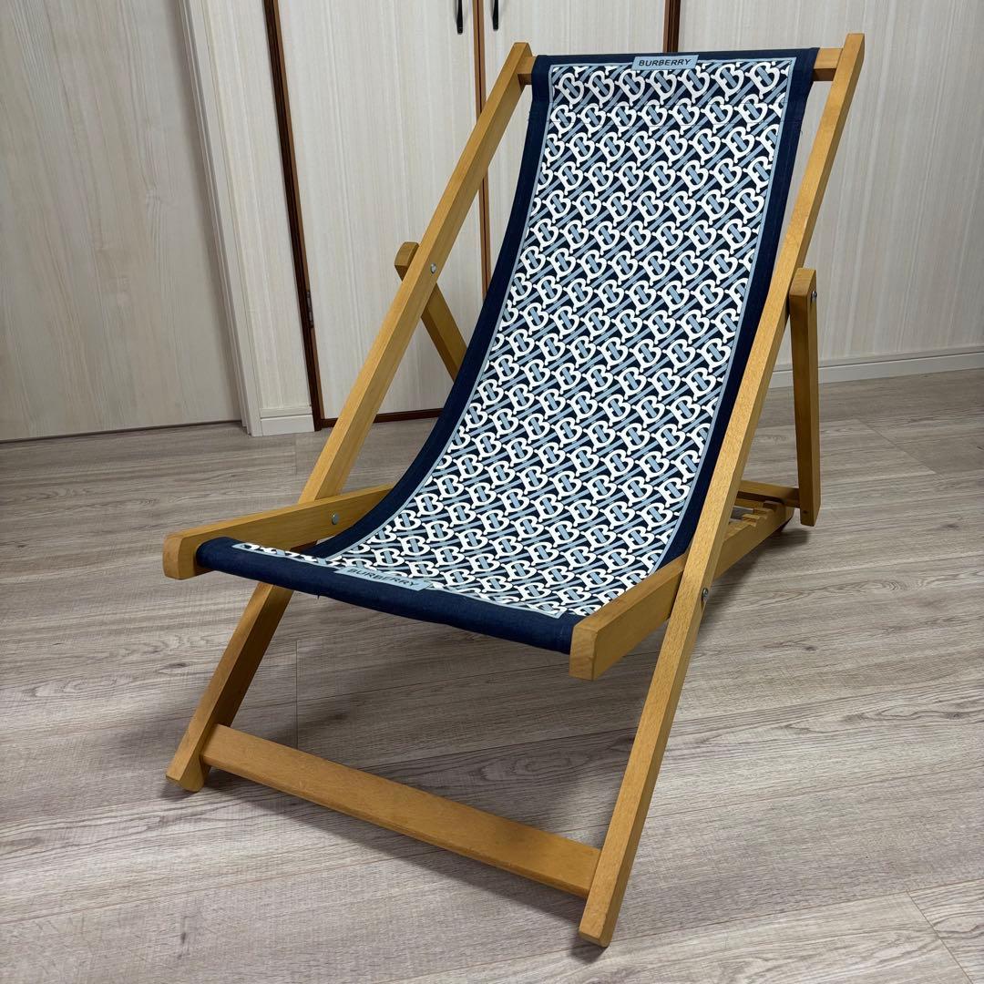 バーバリー BURBERRY リクライニングチェア ロッキングチェアー ウッド