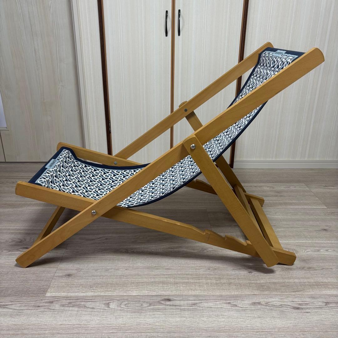 バーバリー BURBERRY リクライニングチェア ロッキングチェアー ウッド