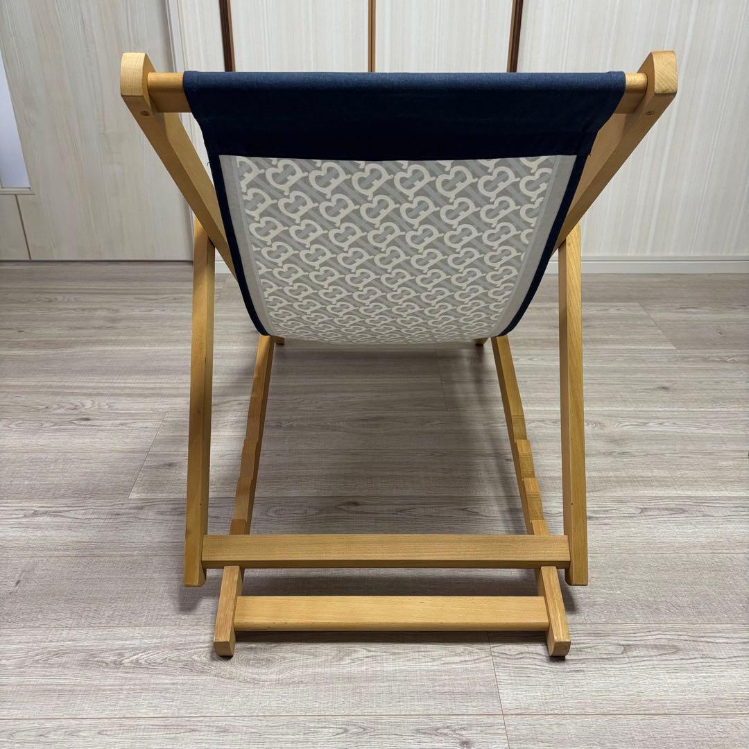 バーバリー BURBERRY リクライニングチェア ロッキングチェアー ウッド