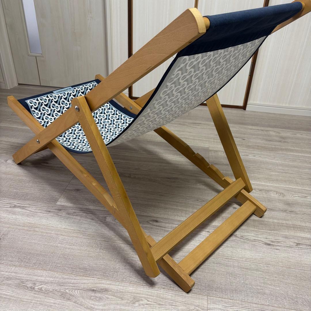 バーバリー BURBERRY リクライニングチェア ロッキングチェアー ウッド