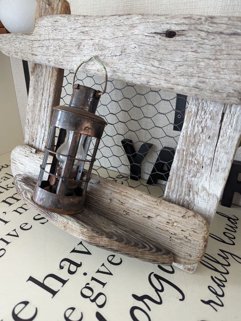 流木インテリア アンティークラック