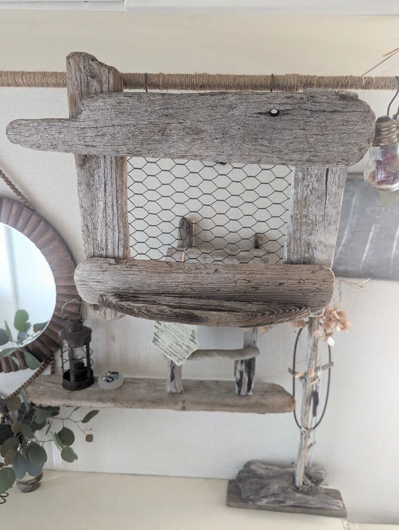 流木インテリア アンティークラック