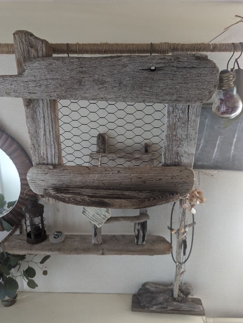 流木インテリア アンティークラック