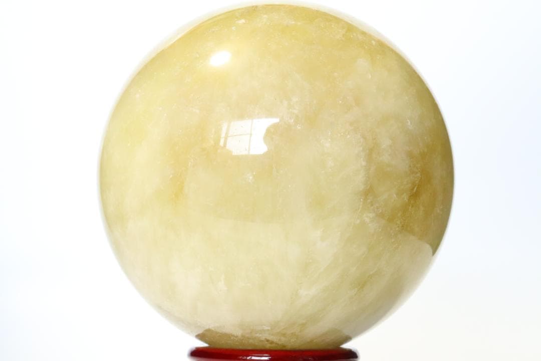 【本物保証】虹入り シトリン 水晶 丸玉 スフィア 1.6kg 天然石 送料無料