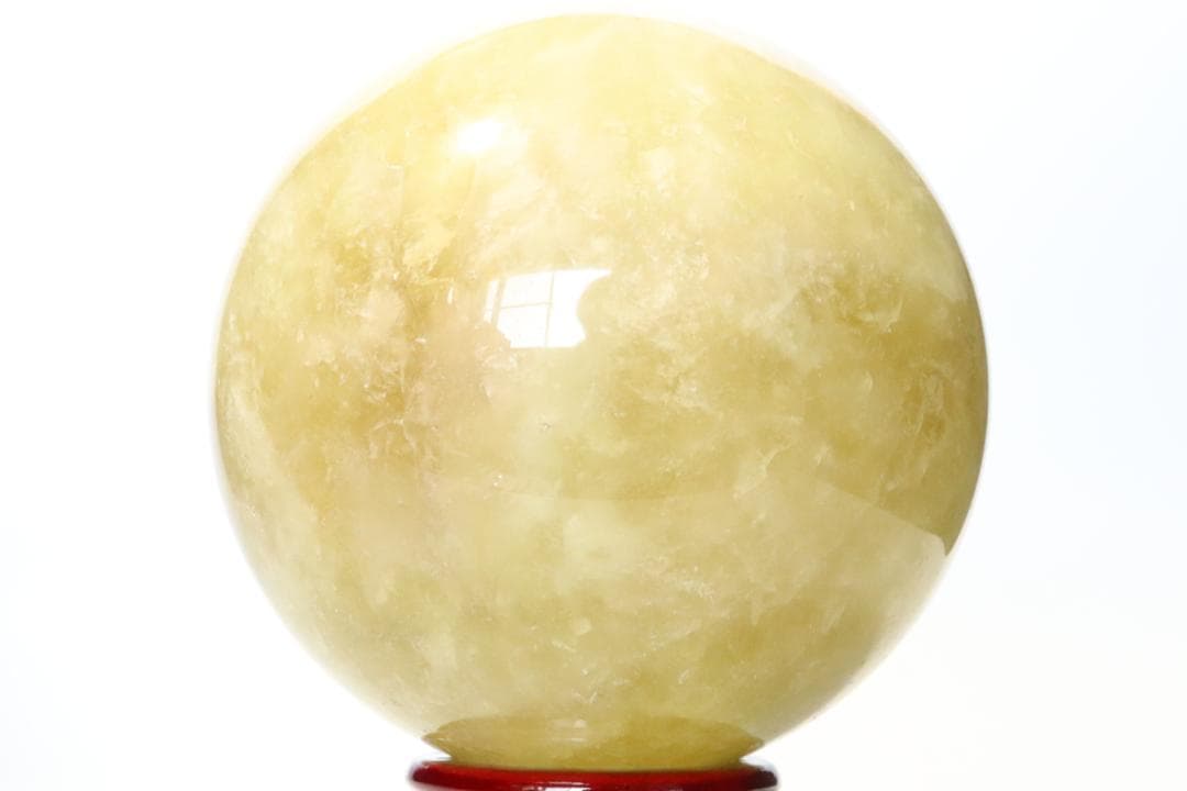 【本物保証】虹入り シトリン 水晶 丸玉 スフィア 1.6kg 天然石 送料無料